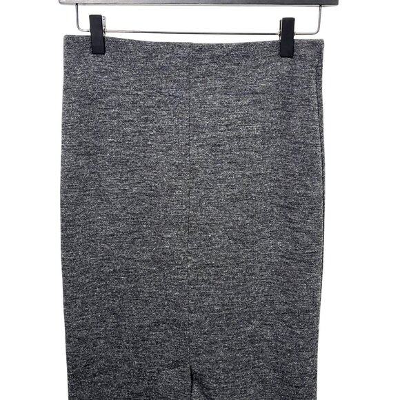 Loft Gray Pencil Skirt Womens XS Midi Stretch Pull On Work Office Casual - Picture 8 of 13